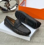Guccissima Signature Leather Driving Moccasins Mens Luxury Loafers