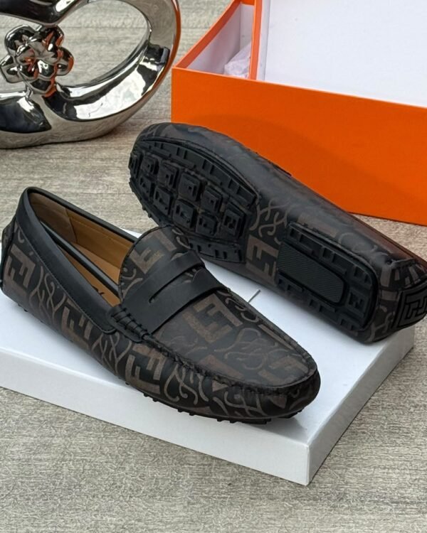 Guccissima Signature Leather Driving Moccasins Mens Luxury Loafers