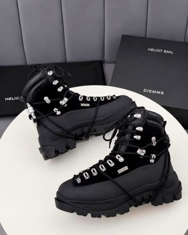 Heliot Emil All Black Hiking Boots
