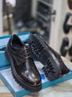 Mens Chunky Lug Sole Oxford Dress Shoes