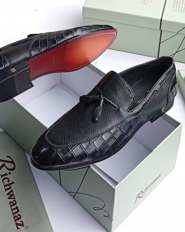 Mens Green Leather Dress Shoes