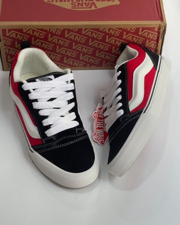 Vans Knu Skool Black Red Sneakers