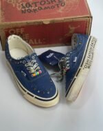 Vans Premium Authentic La Habana Red Navy Sequin Sneakers